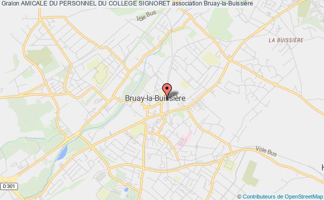 plan association Amicale Du Personnel Du College Signoret Bruay-la-Buissière