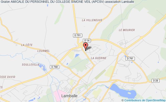 plan association Amicale Du Personnel Du College Simone Veil (apcsv) Lamballe