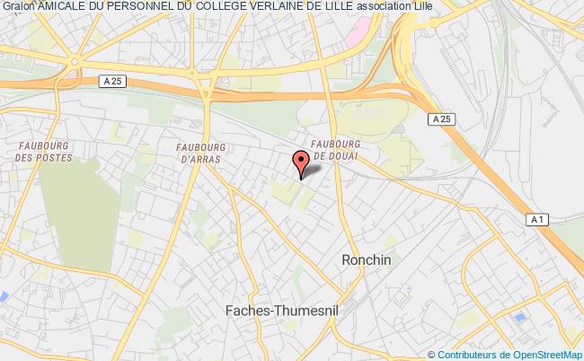 plan association Amicale Du Personnel Du College Verlaine De Lille Lille