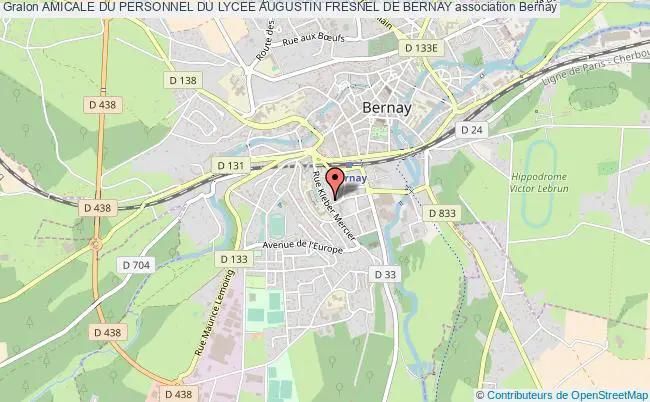 plan association Amicale Du Personnel Du Lycee Augustin Fresnel De Bernay Bernay