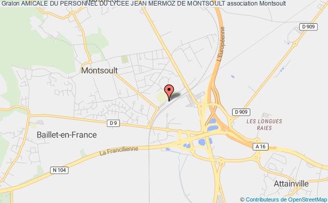 plan association Amicale Du Personnel Du Lycee Jean Mermoz De Montsoult Montsoult