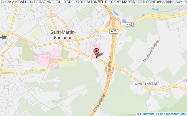 plan association Amicale Du Personnel Du LycÉe Professionnel De Saint Martin Boulogne Saint-Martin-Boulogne