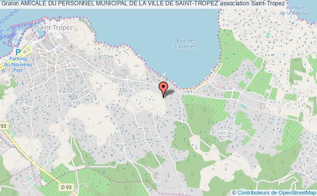 plan association Amicale Du Personnel Municipal De La Ville De Saint-tropez Saint-Tropez