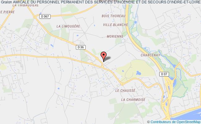 plan association Amicale Du Personnel Permanent Des Services D'incendie Et De Secours D'indre-et-loire Fondettes