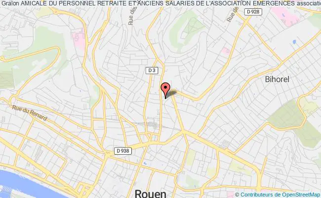 plan association Amicale Du Personnel Retraite Et Anciens Salaries De L'association Emergences Rouen