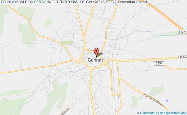 plan association Amicale Du Personnel Territorial De Gannat (a.p.t.g.) Gannat