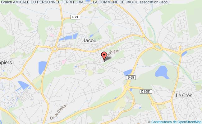 plan association Amicale Du Personnel Territorial De La Commune De Jacou Jacou
