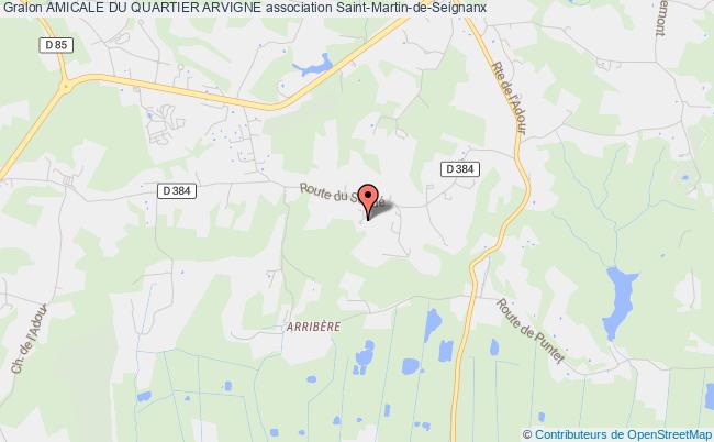 plan association Amicale Du Quartier Arvigne Saint-Martin-de-Seignanx
