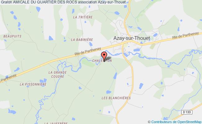 plan association Amicale Du Quartier Des Rocs Azay-sur-Thouet