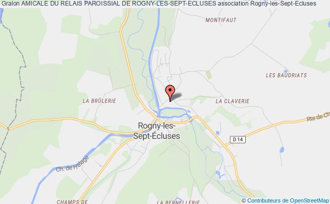 plan association Amicale Du Relais Paroissial De Rogny-les-sept-ecluses Rogny-les-Sept-Écluses