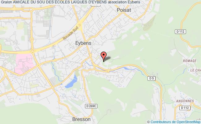 plan association Amicale Du Sou Des Écoles LaÏques D'eybens Eybens