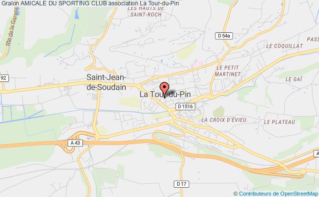 plan association Amicale Du Sporting Club La    Tour-du-Pin