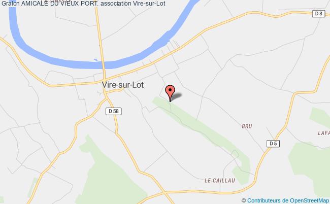 plan association Amicale Du Vieux Port. Vire-sur-Lot