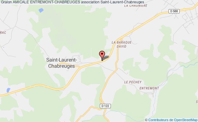 plan association Amicale Entremont-chabreuges Saint-Laurent-Chabreuges