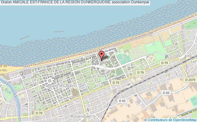 plan association Amicale Est-france De La Region Dunkerquoise Dunkerque