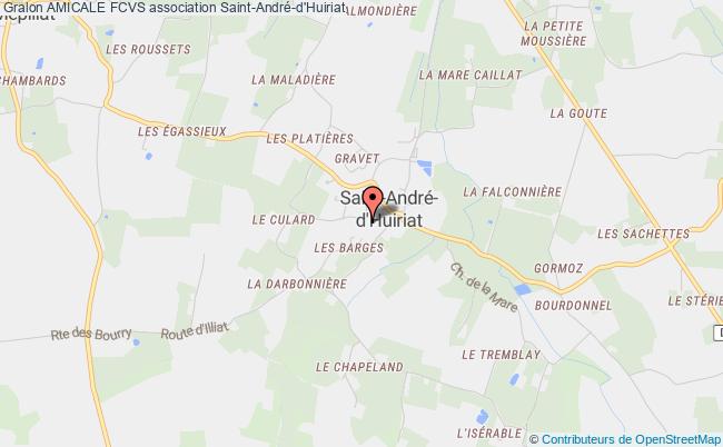 plan association Amicale Fcvs Saint-André-d'Huiriat