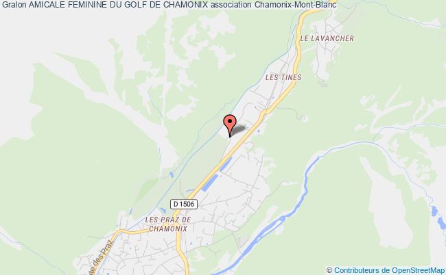 plan association Amicale Feminine Du Golf De Chamonix Chamonix-Mont-Blanc