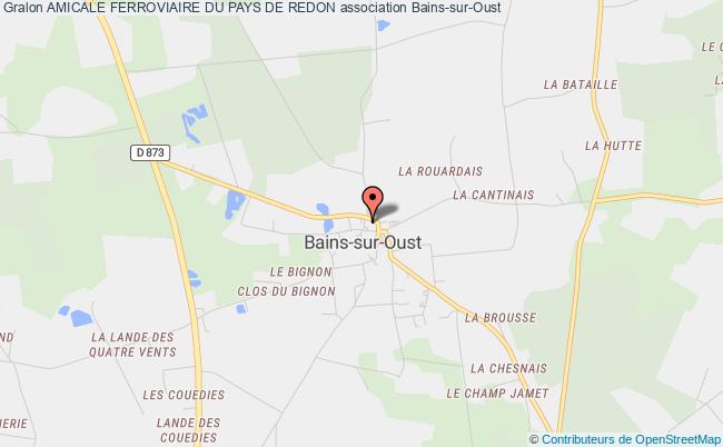 plan association Amicale Ferroviaire Du Pays De Redon Bains-sur-Oust