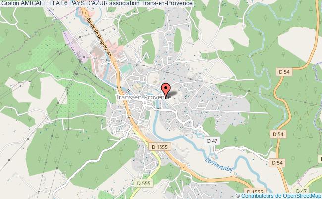 plan association Amicale Flat 6 Pays D'azur Trans-en-Provence