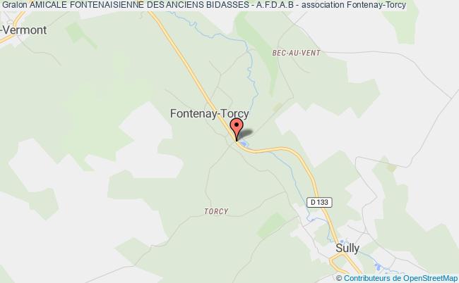 plan association Amicale Fontenaisienne Des Anciens Bidasses - A.f.d.a.b - Fontenay-Torcy