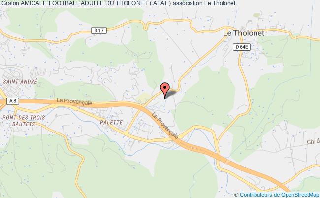 plan association Amicale Football Adulte Du Tholonet ( Afat ) Le    Tholonet