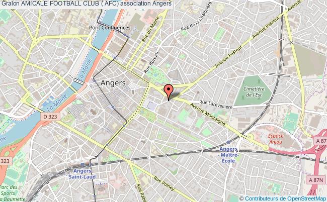 plan association Amicale Football Club ( Afc) Angers
