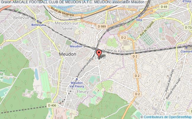 plan association Amicale Football Club De Meudon (a.f.c. Meudon) Meudon