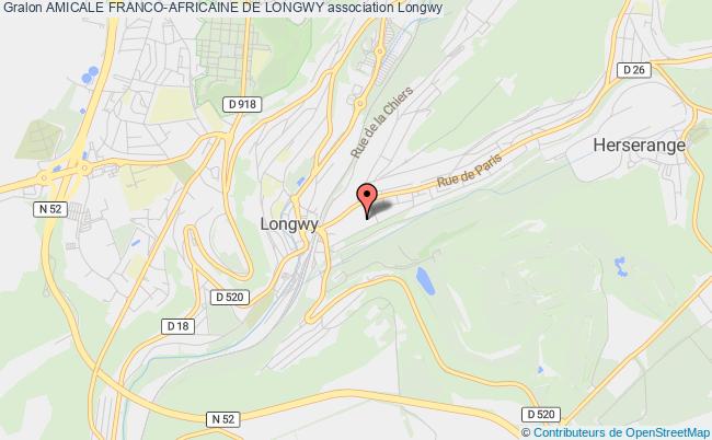 plan association Amicale Franco-africaine De Longwy Longwy