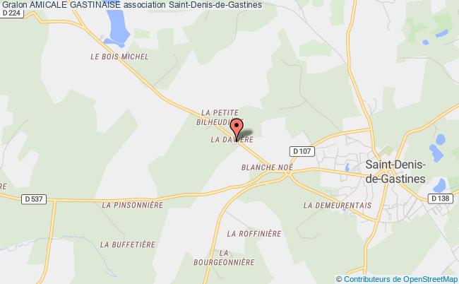 plan association Amicale Gastinaise Saint-Denis-de-Gastines