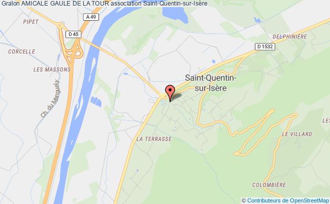 plan association Amicale Gaule De La Tour Saint-Quentin-sur-Isère