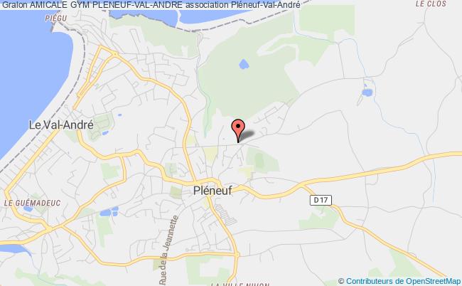 plan association Amicale Gym Pleneuf-val-andre 