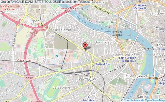 plan association Amicale Icam-ist De Toulouse Toulouse