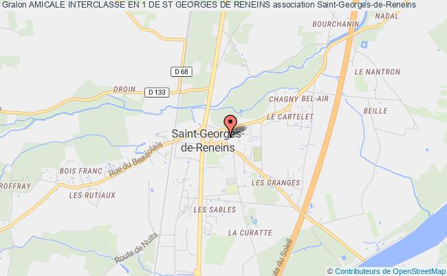 plan association Amicale Interclasse En 1 De St Georges De Reneins Saint-Georges-de-Reneins