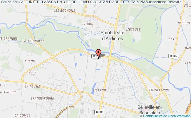 plan association Amicale Interclasses En 3 De Belleville St Jean D'ardieres Taponas Belleville
