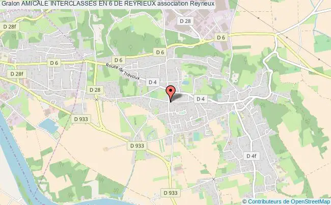 plan association Amicale Interclasses En 6 De Reyrieux Reyrieux