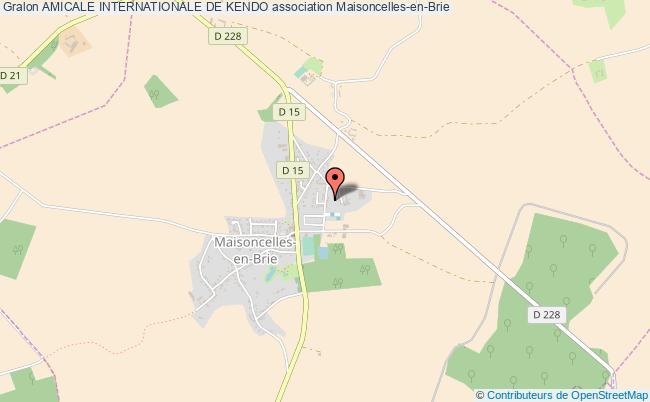 plan association Amicale Internationale De Kendo Maisoncelles-en-Brie