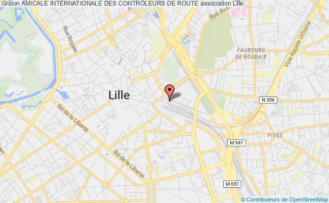 plan association Amicale Internationale Des ContrÔleurs De Route Lille