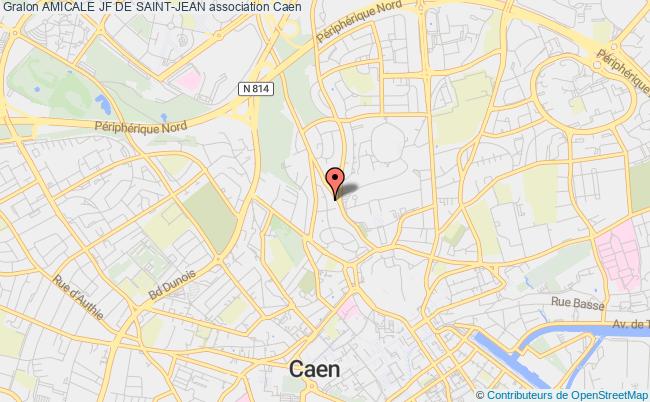 plan association Amicale Jf De Saint-jean Caen