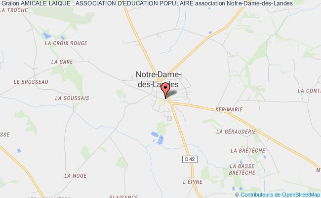 plan association Amicale Laique : Association D'education Populaire Notre-Dame-des-Landes