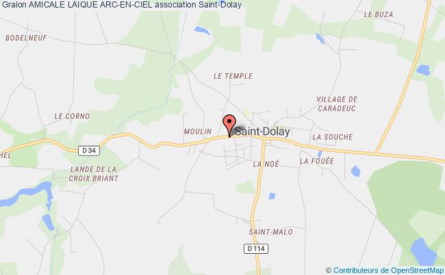 plan association Amicale Laique Arc-en-ciel Saint-Dolay