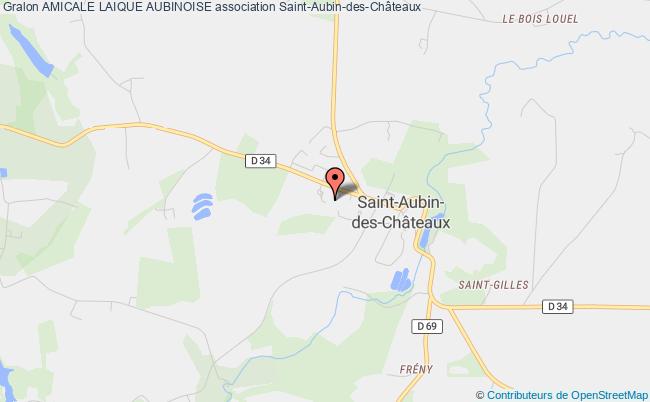 plan association Amicale Laique Aubinoise Saint-Aubin-des-Châteaux