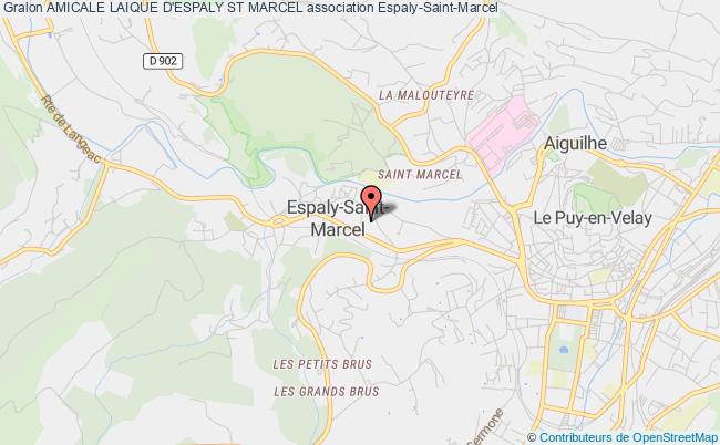 plan association Amicale Laique D'espaly St Marcel Espaly-Saint-Marcel