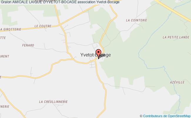 plan association Amicale Laique D'yvetot-bocage Yvetot-Bocage