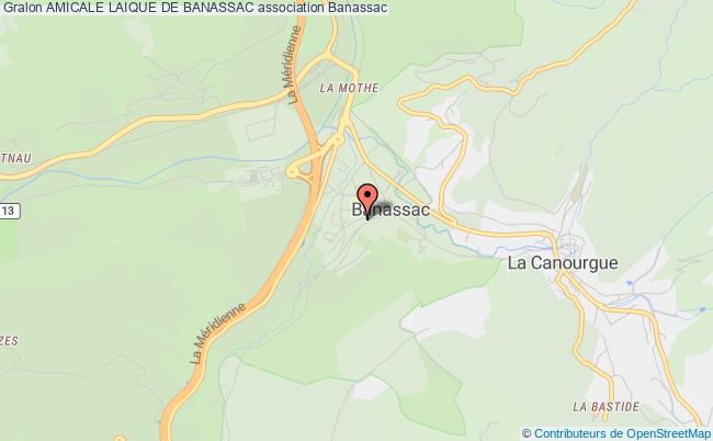 plan association Amicale Laique De Banassac Banassac-Canilhac