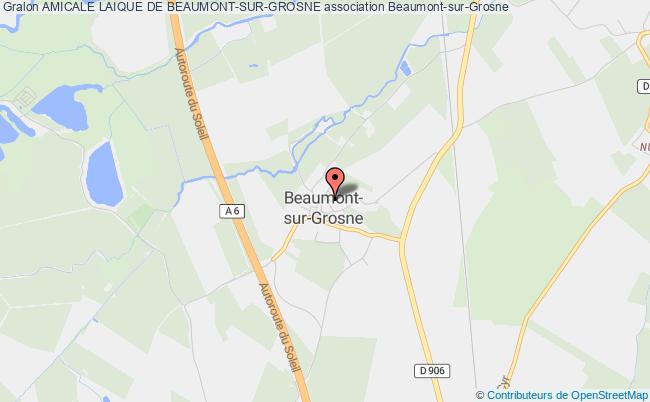 plan association Amicale Laique De Beaumont-sur-grosne Beaumont-sur-Grosne