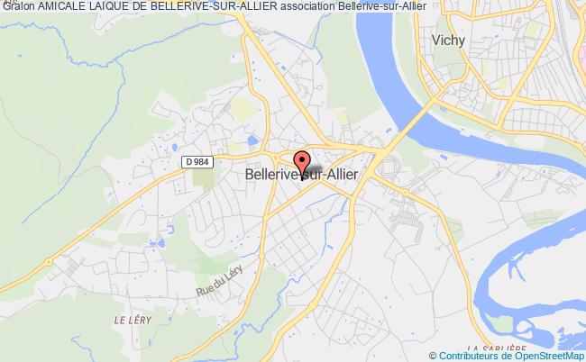 plan association Amicale Laique De Bellerive-sur-allier Bellerive-sur-Allier