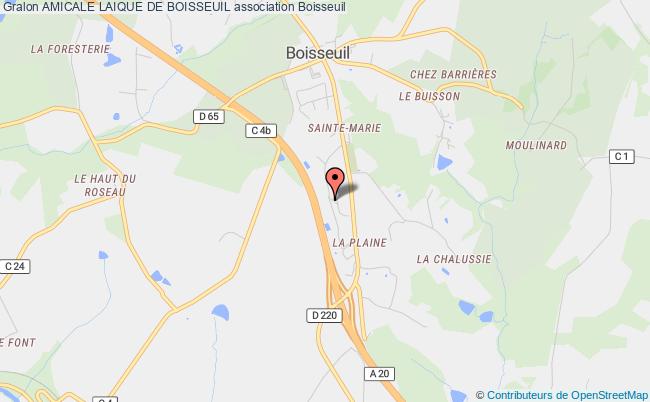 plan association Amicale Laique De Boisseuil 