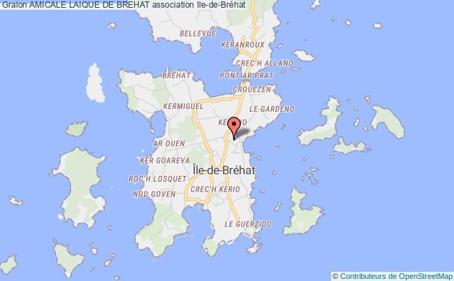 plan association Amicale Laique De Brehat Île-de-Bréhat