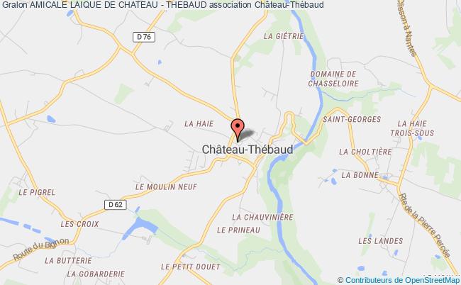 plan association Amicale Laique De Chateau - Thebaud Château-Thébaud