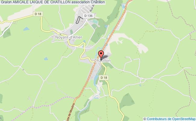 plan association Amicale Laique De Chatillon Châtillon